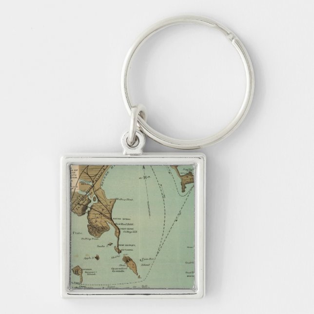 Boston Harbor Keychain (Front)