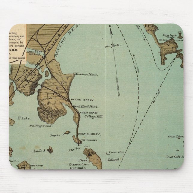 Boston Harbor Mouse Pad (Front)