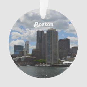 Boston Skyline Christmas Ornaments Zazzle 100 Satisfaction Guaranteed