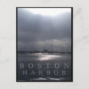Boston Harbor Postcard