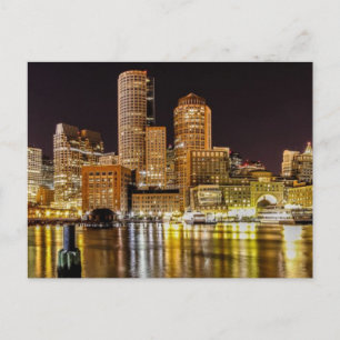 Boston Harbor Postcard