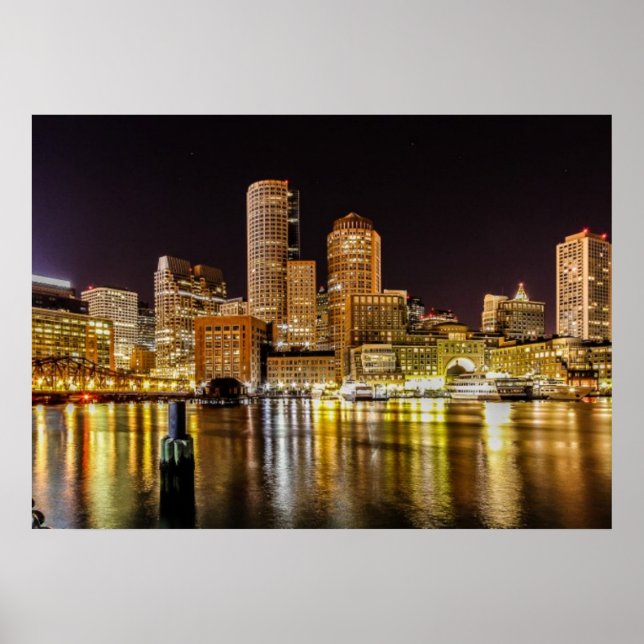 Boston Harbor Poster (Front)