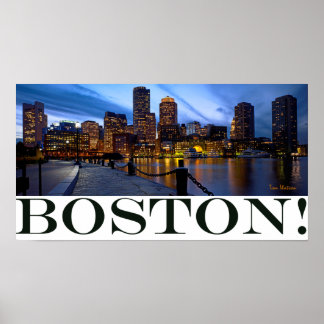 Boston Harbor Poster
