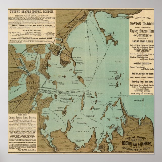 Boston Harbor Poster (Front)
