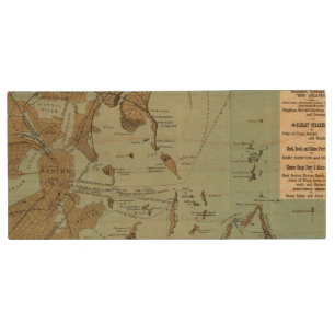 Boston Harbor Wood USB Flash Drive