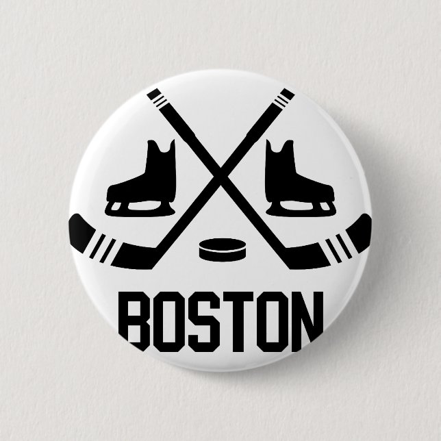 Boston Hockey Button (Front)