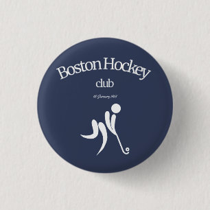 Boston Hockey Club T-Shirt Button