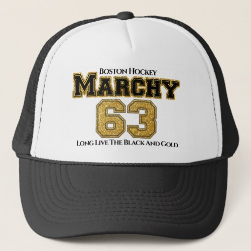 Boston Hockey Marchy 63 Trucker Hat