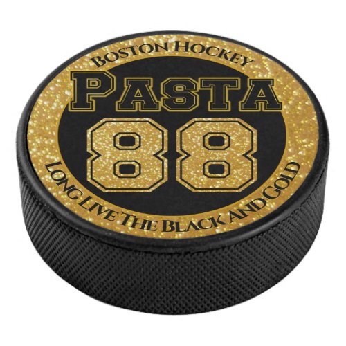 Boston Hockey Pasta 88 Hockey Puck