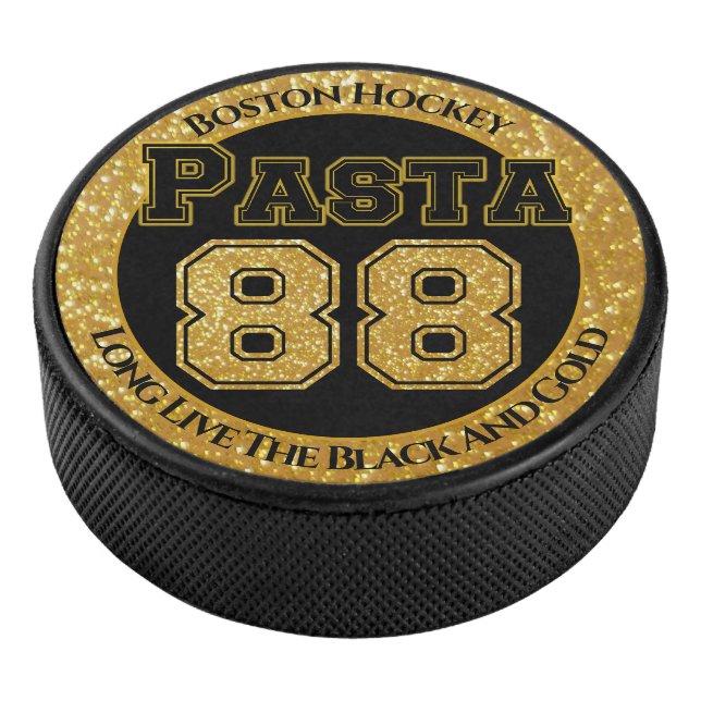 Boston Hockey Pasta 88 Hockey Puck (3/4)