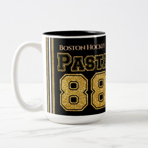 Boston Hockey Pasta 88 Two_Tone Coffee Mug