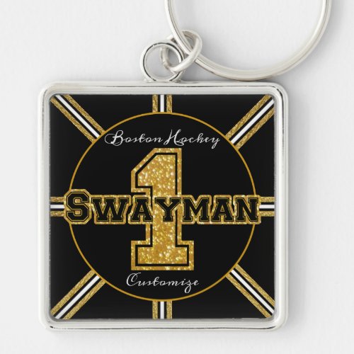 Boston Hockey Swayman 1 Keychain
