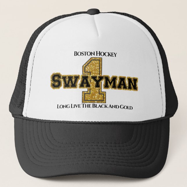 Boston Hockey Swayman 1 Trucker Hat (Front)
