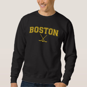 Boston Ice Hockey Player Massachusetts Sweatshirt