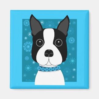 Boston in Winter Magnet