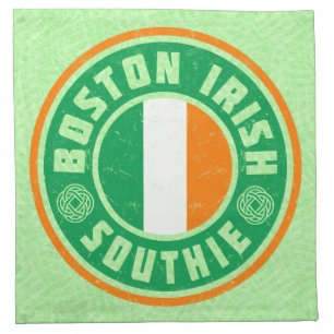 Boston Irish American Southie Napkin