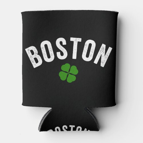 Boston Irish Shamrock Can Cooler