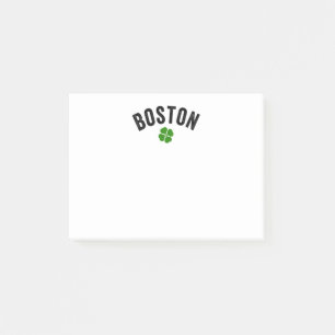 Boston Irish Shamrock Post-it Notes