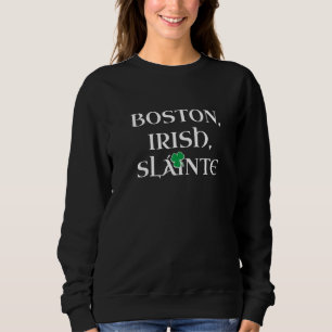 Boston Irish Slaint Shirt Massachusetts Irish Bos