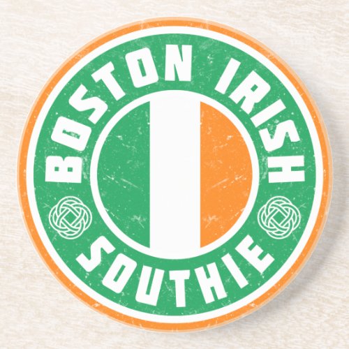 Boston Irish Southie Sandstone Coaster