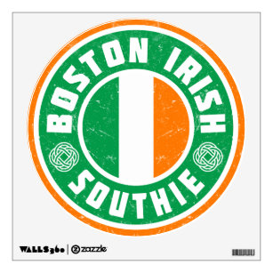 Boston Irish Southie Wall Sticker