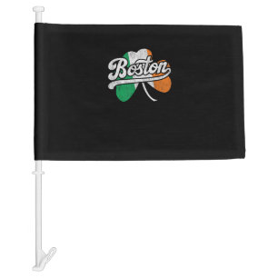 Boston Irish T-Shirt T-Shirt Car Flag