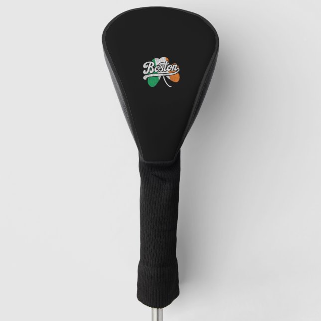 Boston Irish T-Shirt T-Shirt Golf Head Cover (Front)