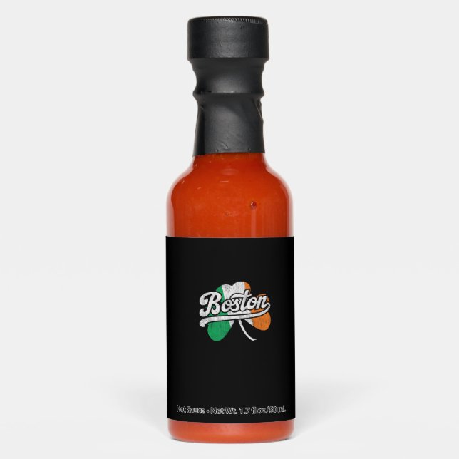 Boston Irish T-Shirt T-Shirt Hot Sauces (Front)