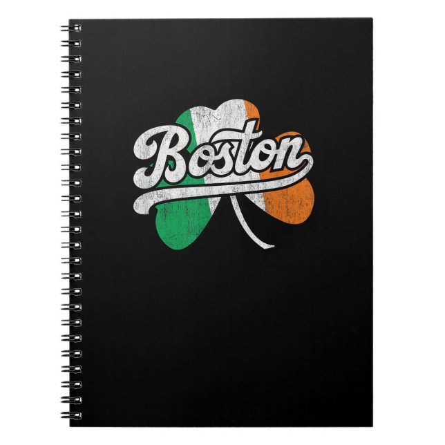 Boston Irish T-Shirt T-Shirt Notebook (Front)