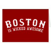 Boston is Wicked Awesome (Front Horizontal)
