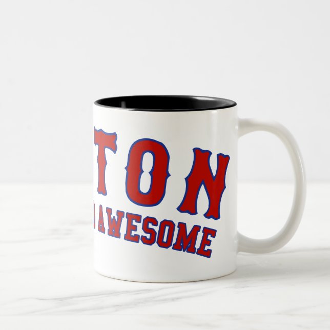 Boston is Wicked Awesome Two-Tone Coffee Mug (Right)