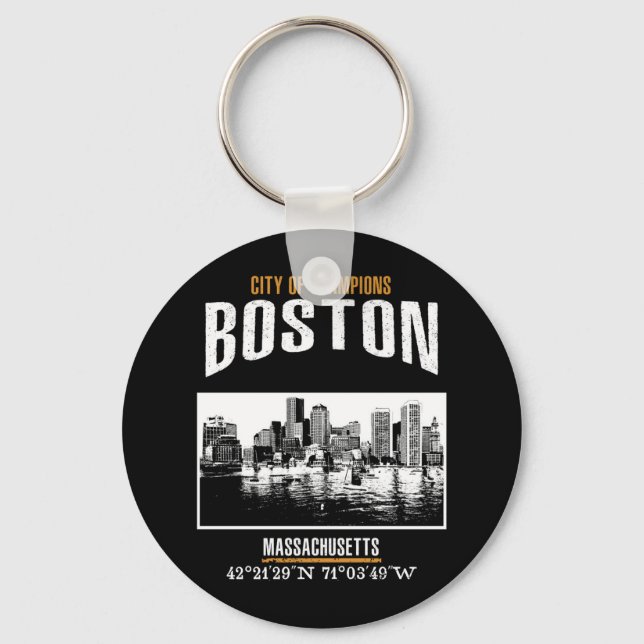 Boston Keychain (Front)