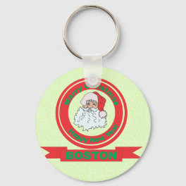 Boston Keychain