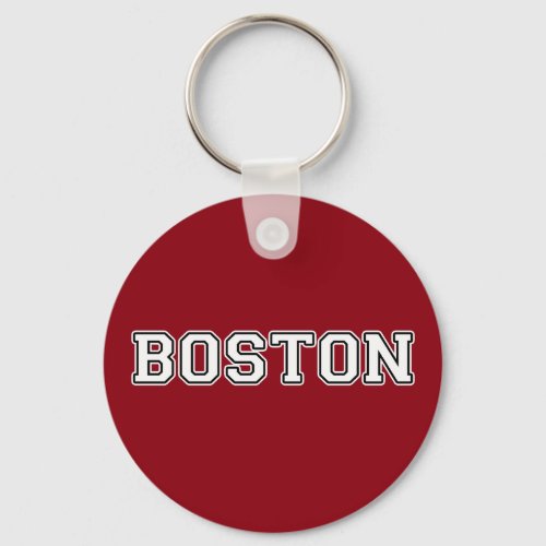 Boston Keychain