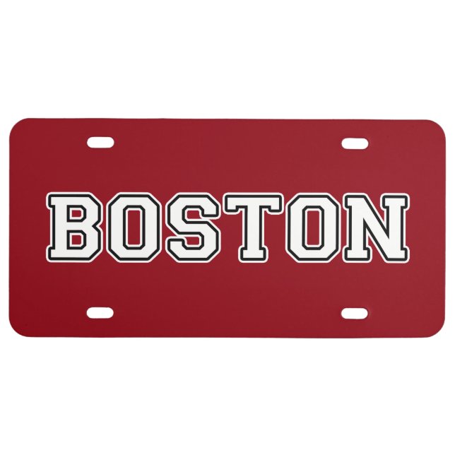 Boston License Plate (Front)
