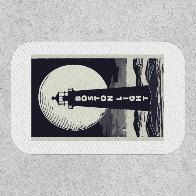 Boston Light Lighthouse Moon Patch (Front)