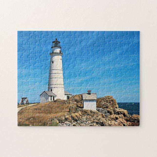 Boston Lighthouse, Massachusetts Jigsaw Puzzle (Horizontal)