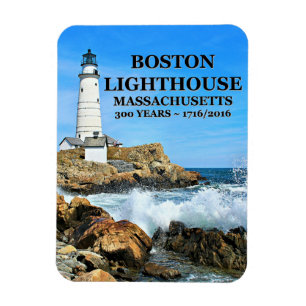Boston Lighthouse, Massachusetts Magnet