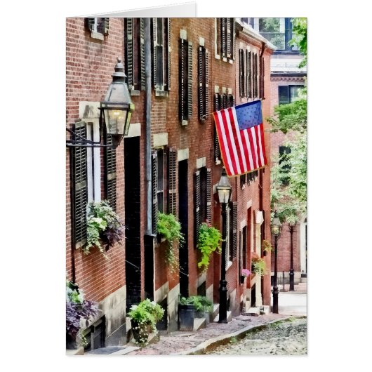 Boston MA - Acorn Street Cards (Front)