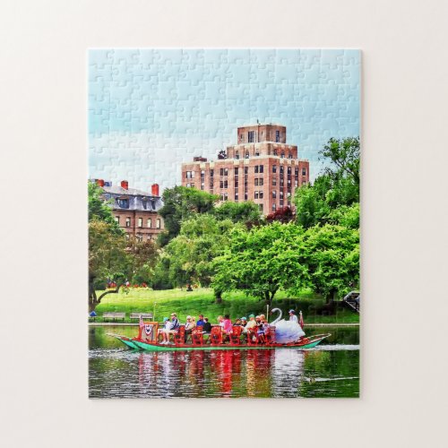 Boston MA _ Boston Public Garden Jigsaw Puzzle