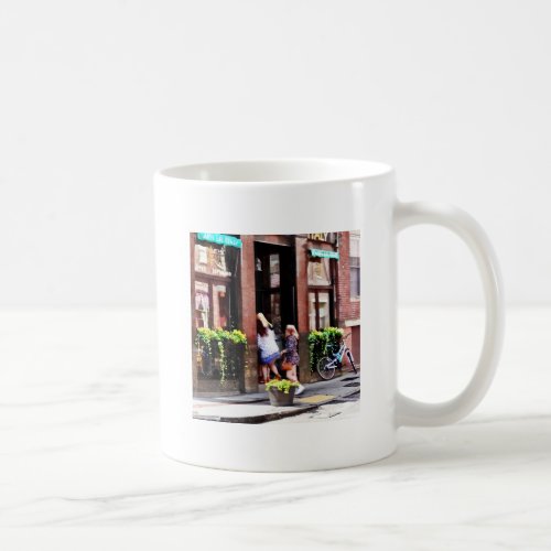Boston MA _ Cafe in Little Italy Coffee Mug