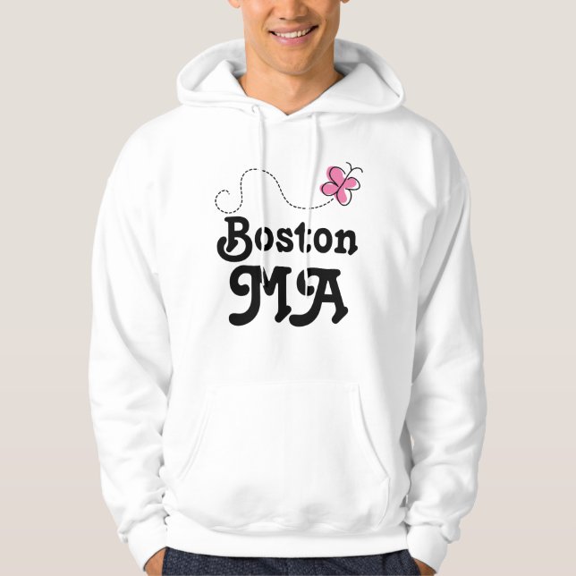 Boston MA Gift Hoodie (Front)