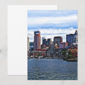 Boston MA - Inner Harbor (Front/Back)