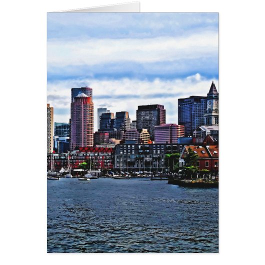 Boston MA - Inner Harbor Cards (Front)