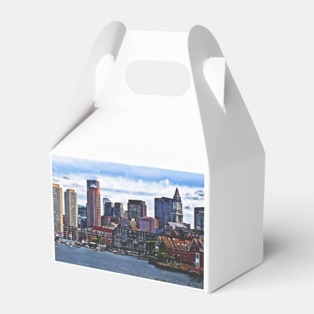 Boston MA - Inner Harbor Favor Boxes (Front Side)