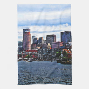 Boston MA - Inner Harbor Kitchen Towel