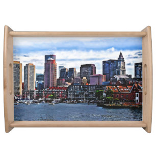 Boston MA - Inner Harbor Serving Tray