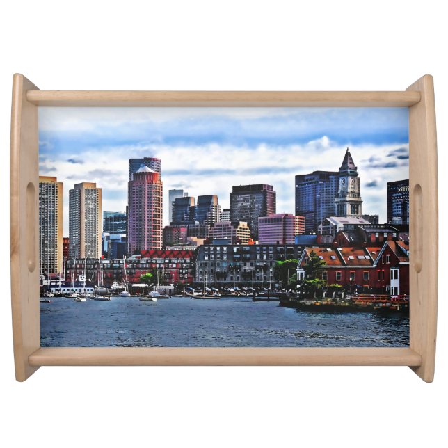 Boston MA - Inner Harbor Serving Tray (Front)