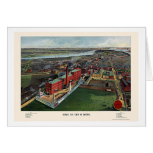 Boston, MA Panoramic Map - 1902