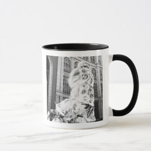 Boston, MA USA, Runner in Foil Boston Marathon Mug